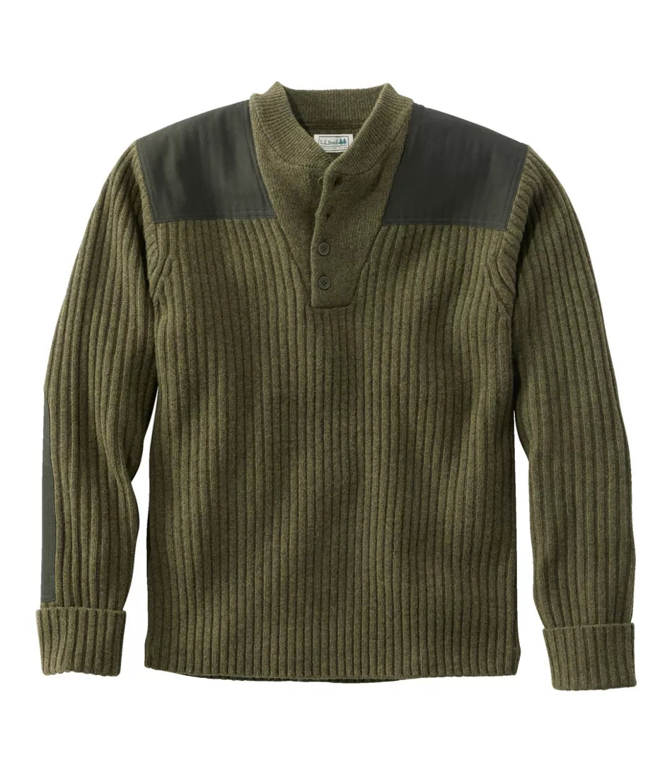LLBean Commando Sweater, Henley