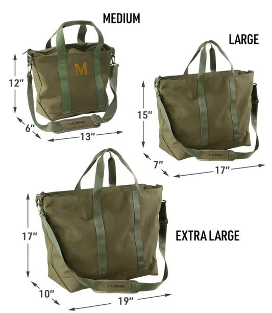 LLBean Zip Hunter's Tote