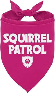 Squirrel Patrol Dog Bandana