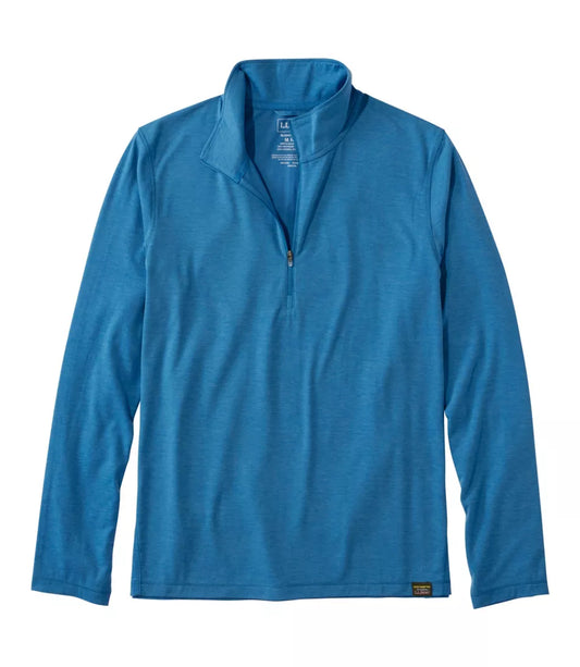LLBean SunSmart® Tee, Long-Sleeve Quarter-Zip