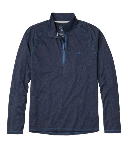 LLBean Access Trail Light Quarter-Zip Men