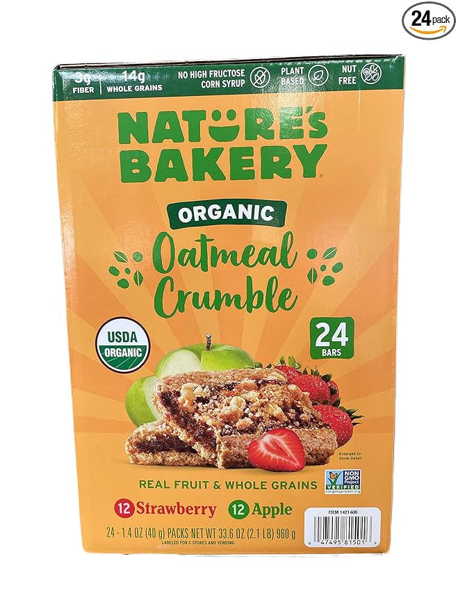 Nature's Bakery Organic Oatmeal Apple