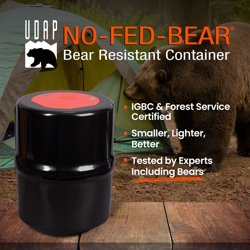 UDAP NO-FED-BEAR™ (Bear Proof Food Canister)