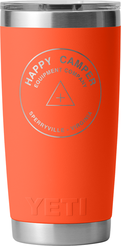 YETI Rambler 20 oz Tumbler MS Cstm Papaya w/ nuts