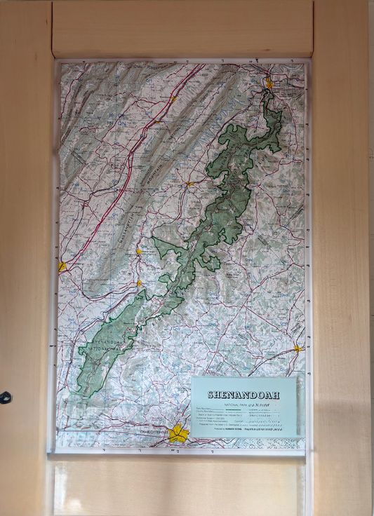 SNP Raised Relief Map with Frame