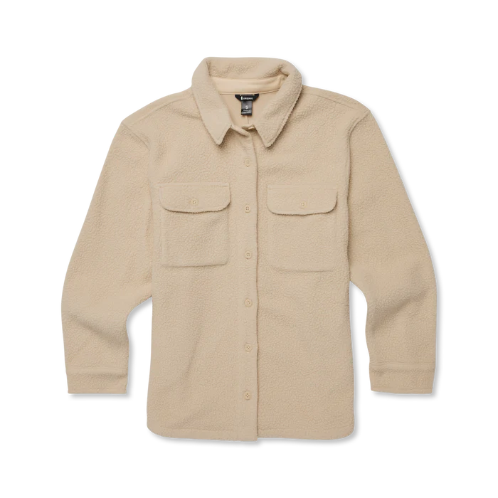 Cameta Shacket - Women's L Cream
