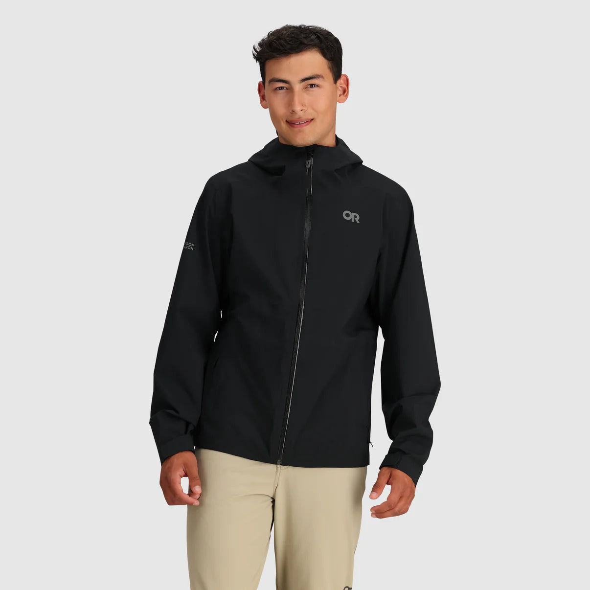 Men's Stratoburst Rain Jacket Black