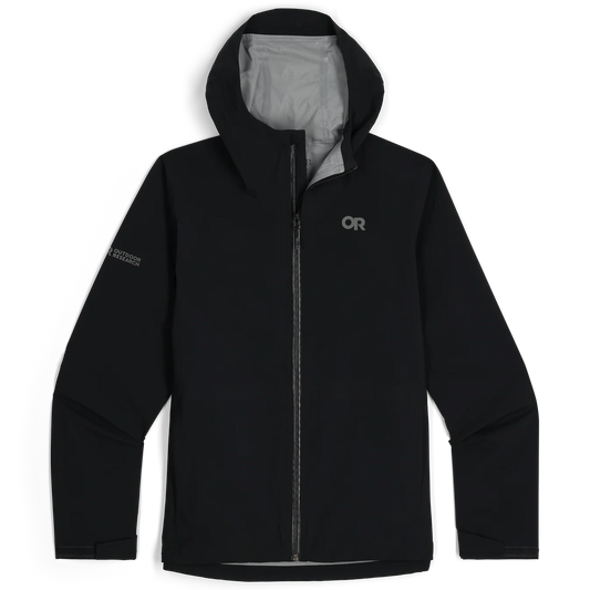 Men's Stratoburst Rain Jacket Black