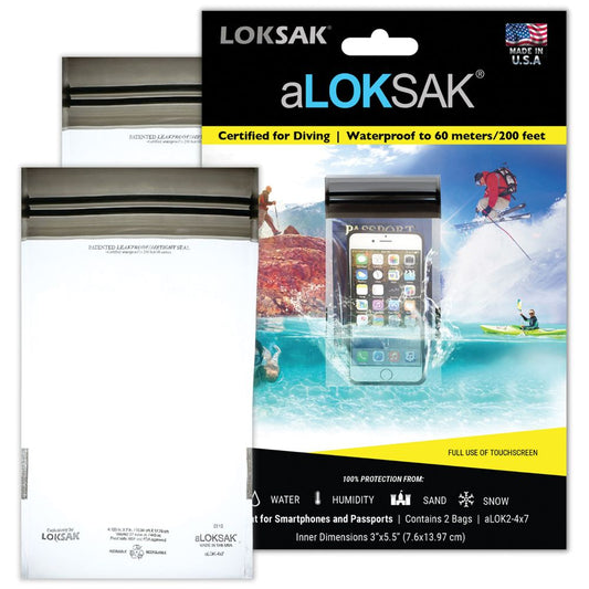 ALOKSAK SMARTPHONE BAG 4" X 7.5" New