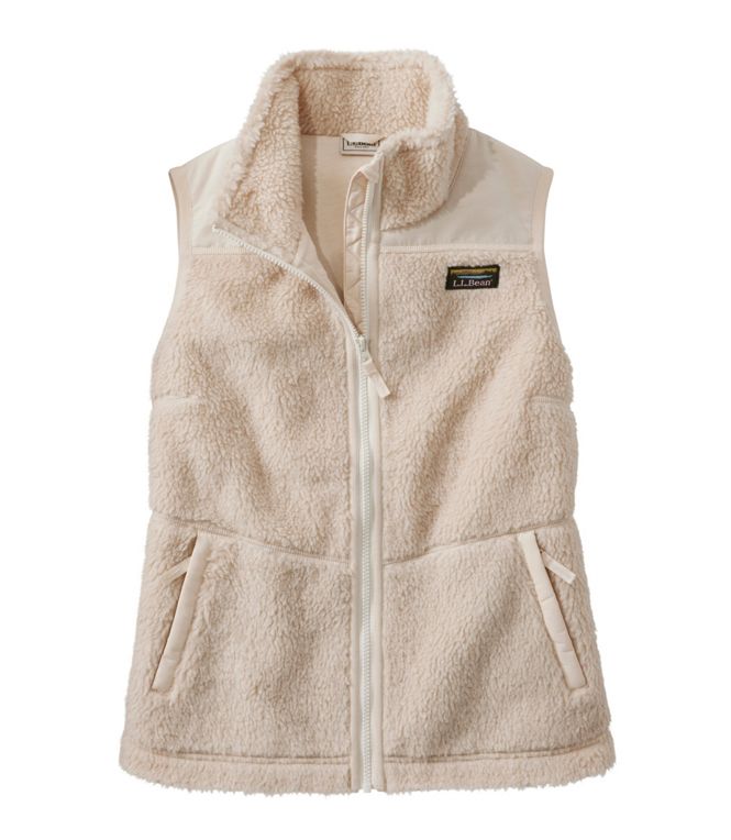 LLBean's Sherpa Fleece Vest Women's