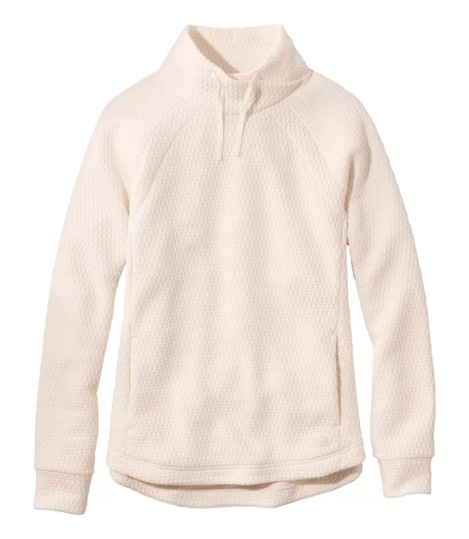 LLBean Ridgeknit Pullover, Quarter-Zip Women