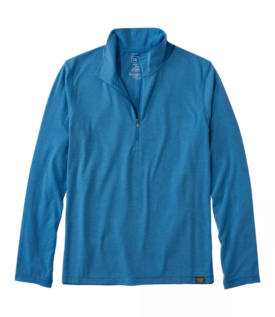 LLBean SunSmart® Tee, Long-Sleeve Quarter-Zip