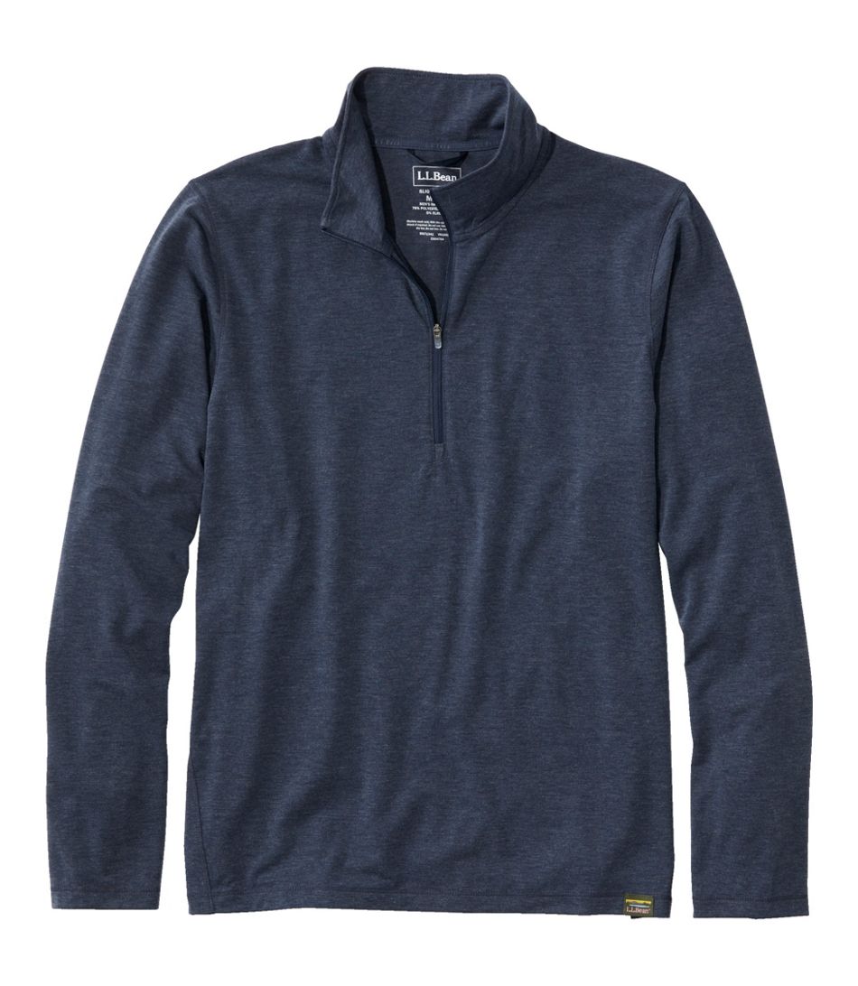LLBean SunSmart® Tee, Long-Sleeve Quarter-Zip