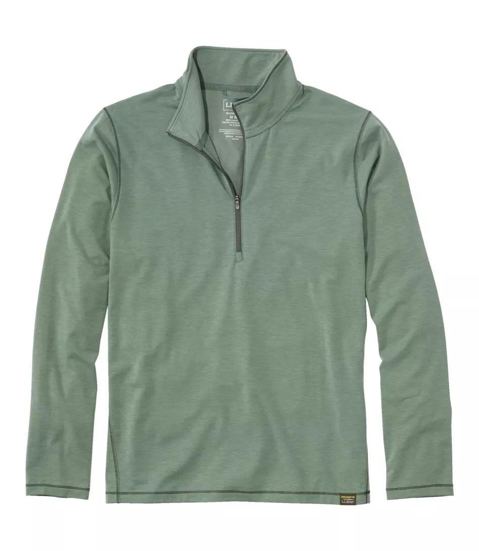 LLBean SunSmart® Tee, Long-Sleeve Quarter-Zip