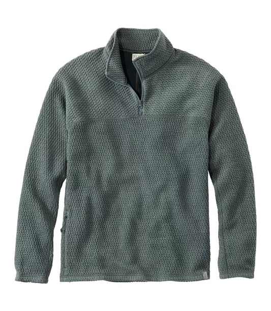 LLBean Ridgeknit Pullover, Quarter-Zip Men