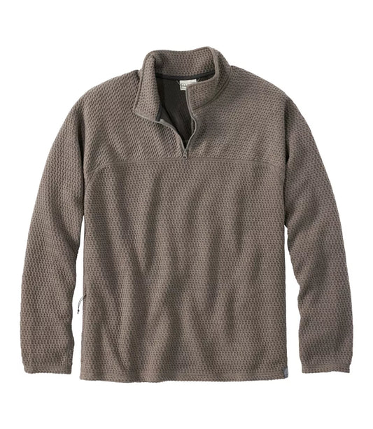 LLBean Ridgeknit Pullover, Quarter-Zip Men