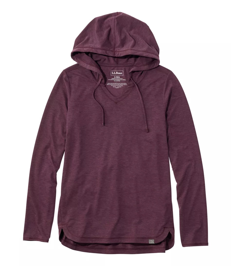 LLBean SunSmart Hoodie Long Sleeve Women