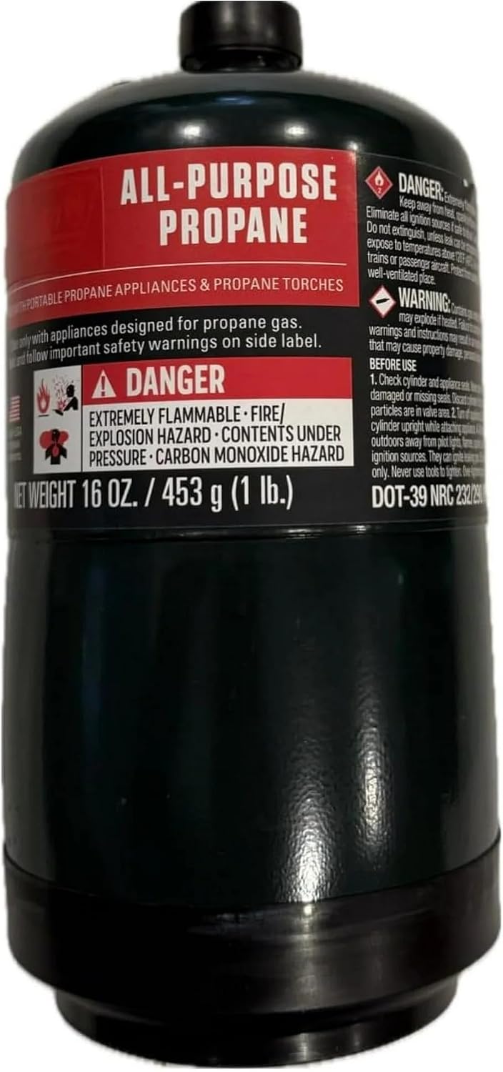 Outdoors Propane Cylinders - 16 Oz