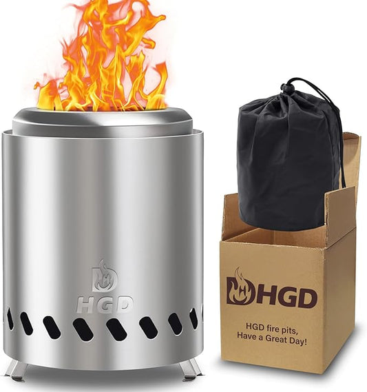 Smokeless Firepit Outdoor, Mini Fire Pit