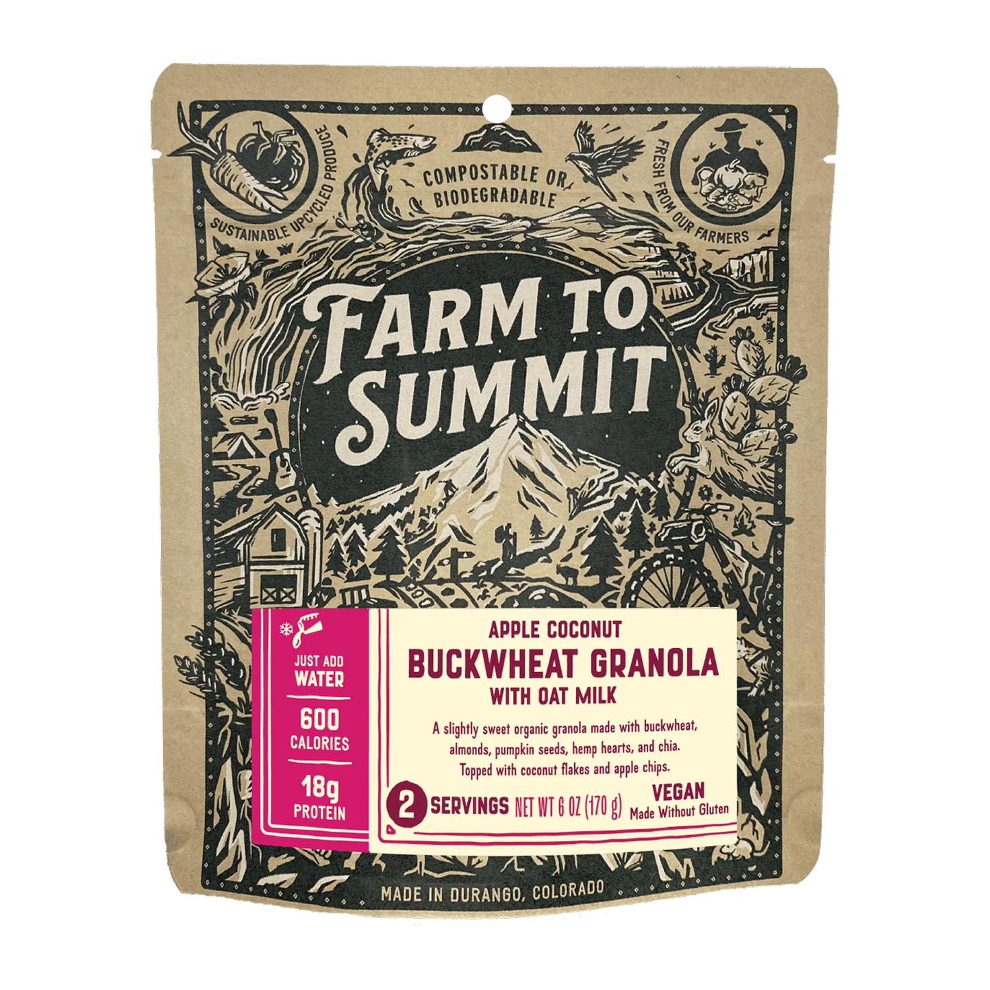 Buckwheat Granola with Oat Milk
