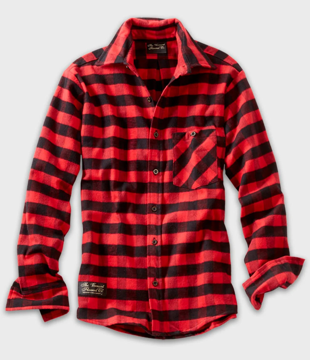 Women's Flannel Shirt - Red Buffalo