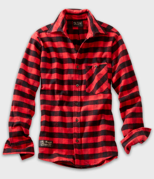 Women's Flannel Shirt - Red Buffalo