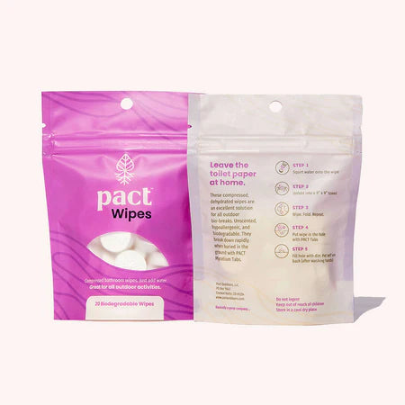 PACT Bathroom Wipes (20 Pack)