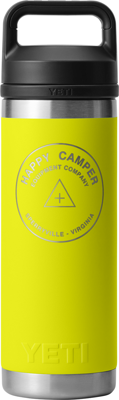 YETI Rambler 18 oz Bottle Chug Cstm FF Yellow