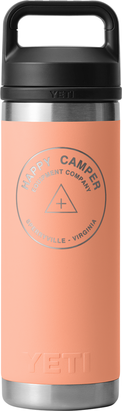YETI Rambler 18 oz Bottle Chug Cstm LC Peach