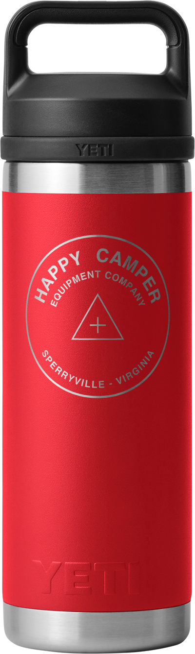 YETI Rambler 18 oz Bottle Chug Cstm RED