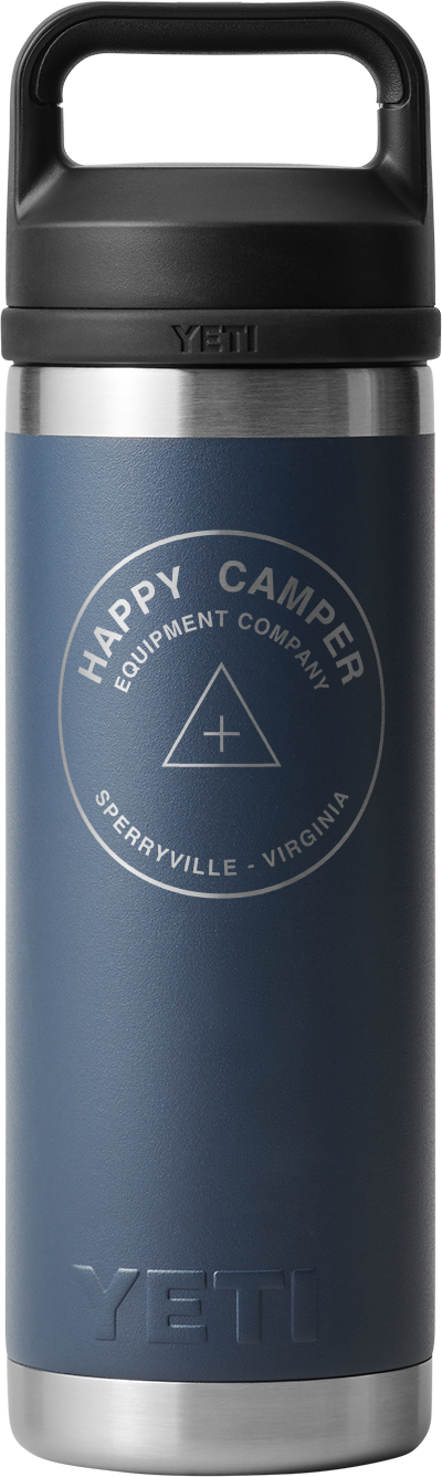 YETI Rambler 18 oz Bottle Chug Custom Navy