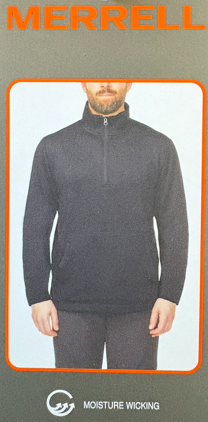 Merrell Fleece 1/4 Zip XL Black