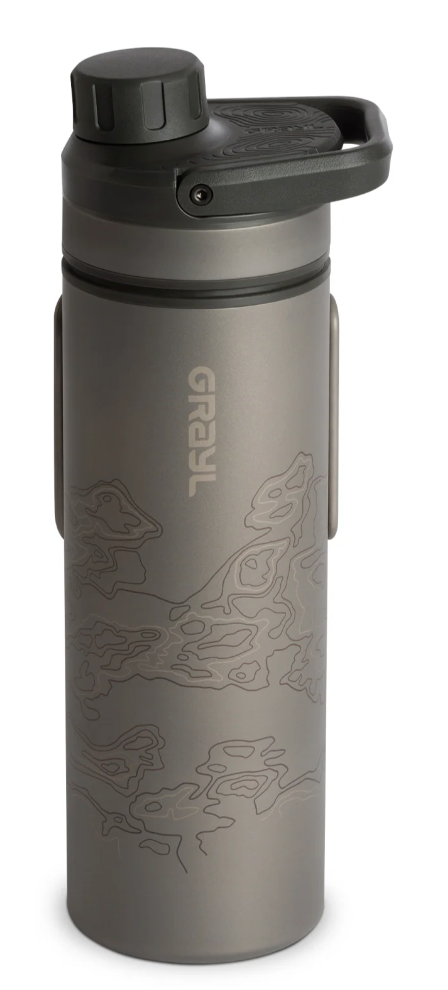 GRAYL UltraPress® Titanium Purifier Bottle  Black