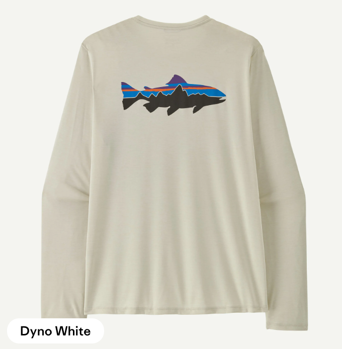 Patagonia Long-Sleeved Capilene® Cool Daily Shirt - Fitz Roy Trout Men