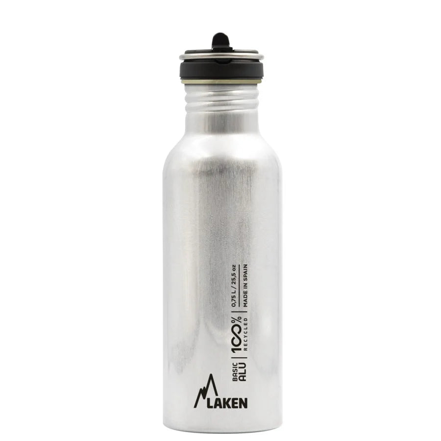 Aluminum Water Bottle w/ flip straw