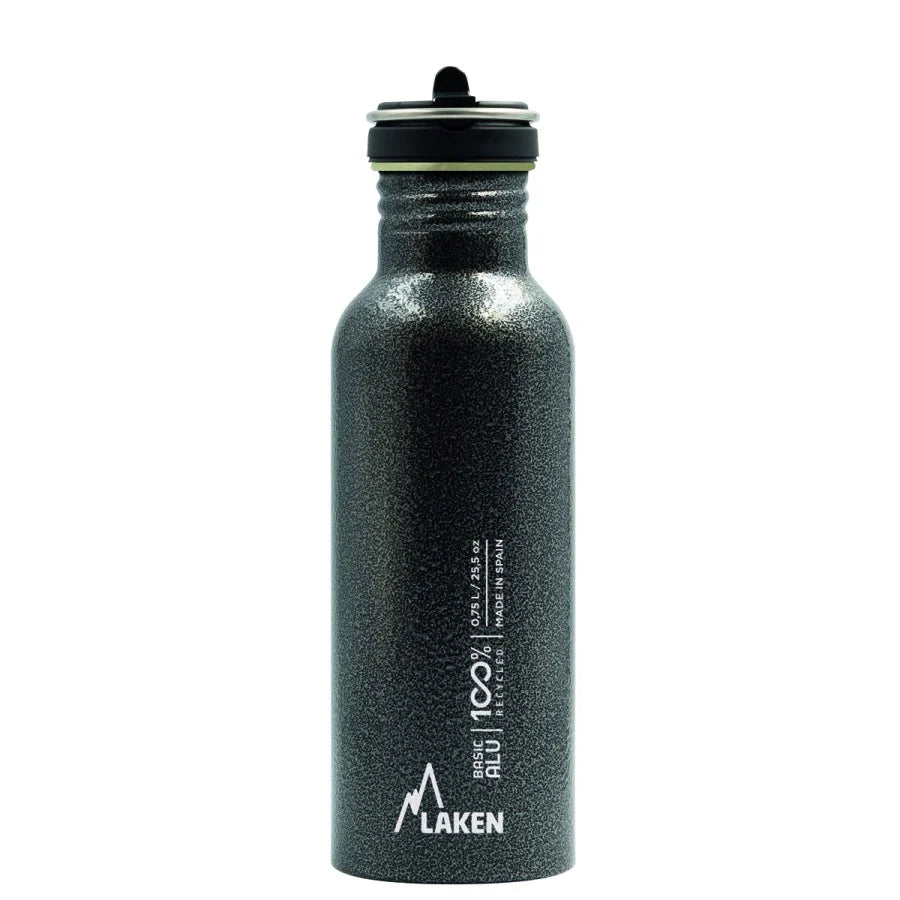 Aluminum Water Bottle w/ flip straw