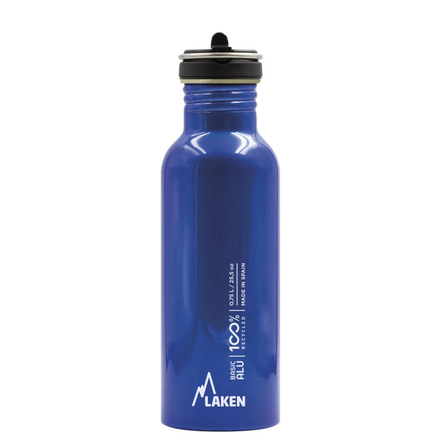 Aluminum Water Bottle w/ flip straw