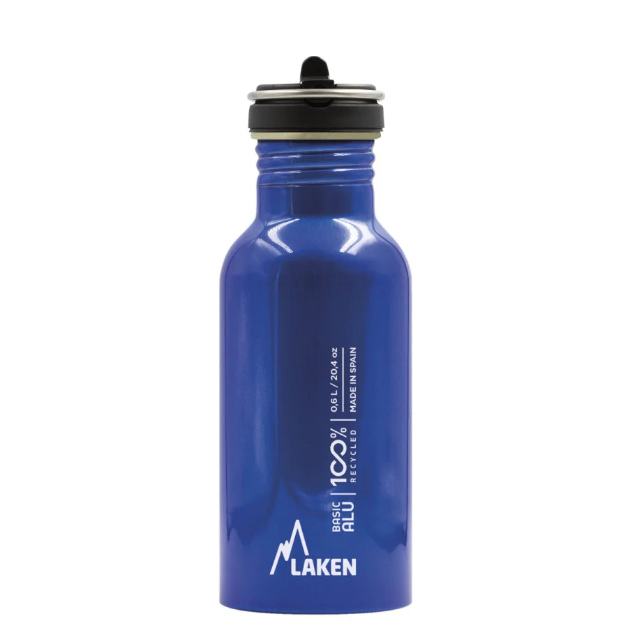 Aluminum Water Bottle w/ flip straw