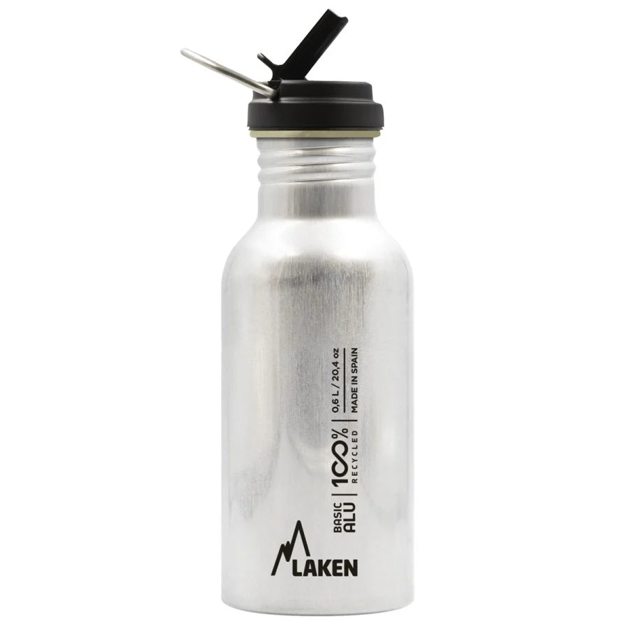 Aluminum Water Bottle w/ flip straw