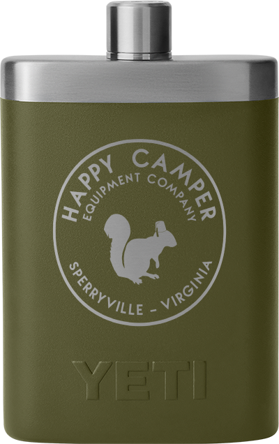 YETI Flask Custom Black