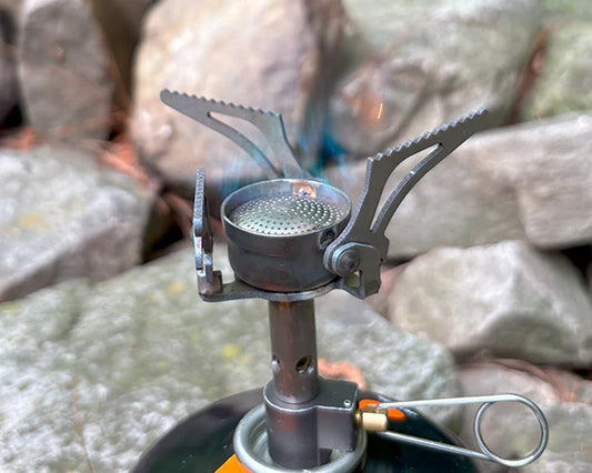 Titanium backpacking stove